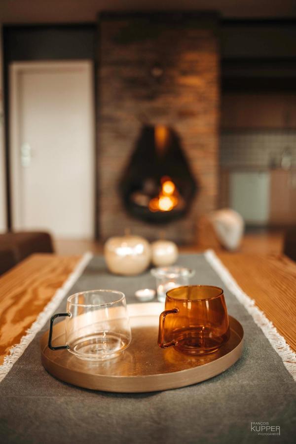 Le Noir Flohay 30 Pers - Malmedy, Vue, Wellness Villa Exterior foto