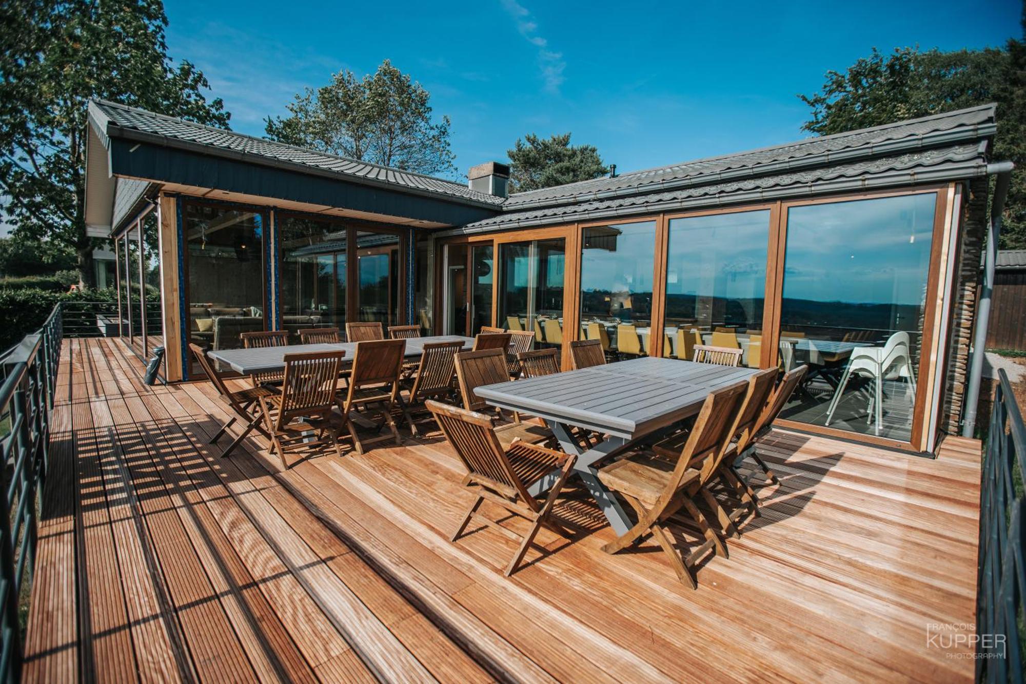 Le Noir Flohay 30 Pers - Malmedy, Vue, Wellness Villa Exterior foto