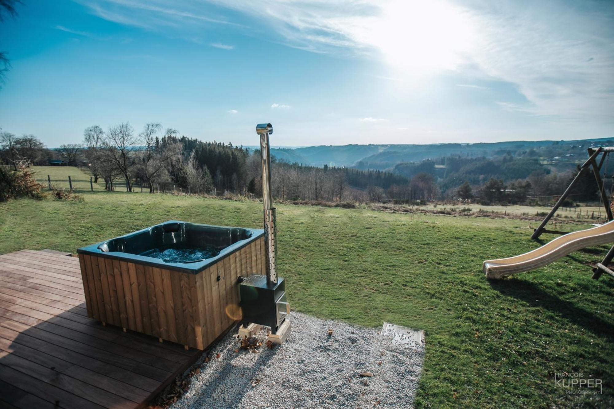 Le Noir Flohay 30 Pers - Malmedy, Vue, Wellness Villa Exterior foto