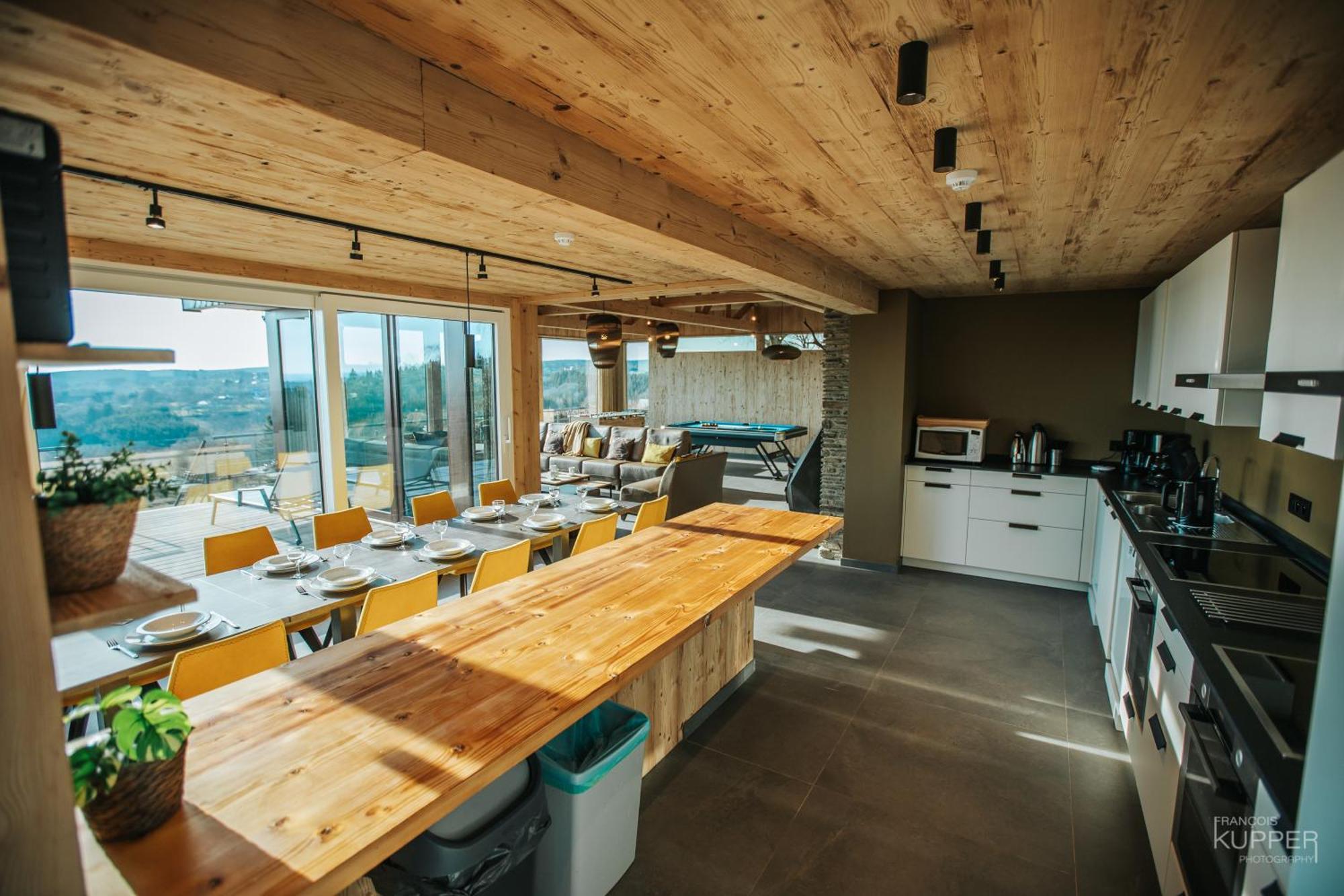 Le Noir Flohay 30 Pers - Malmedy, Vue, Wellness Villa Exterior foto