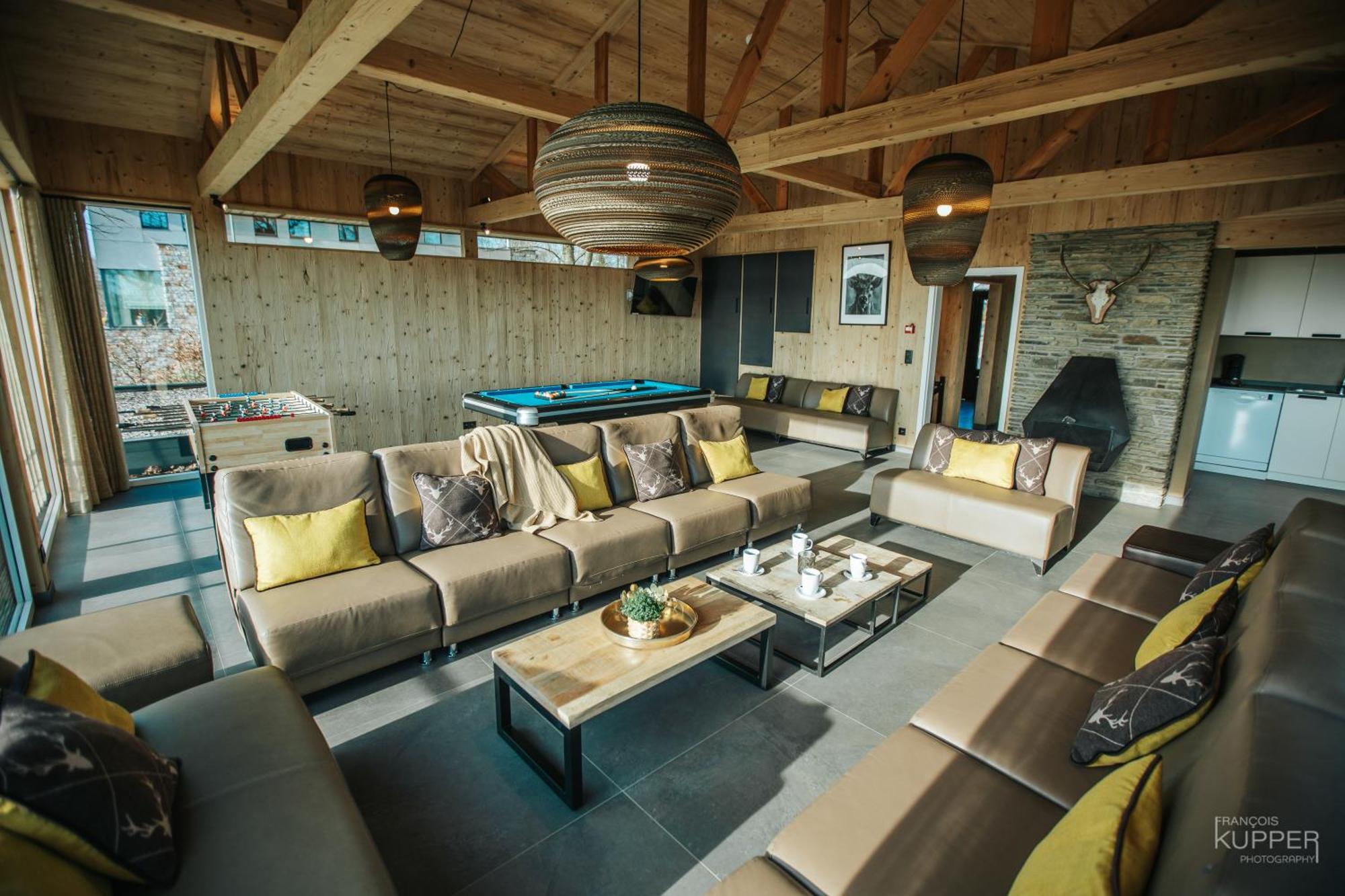 Le Noir Flohay 30 Pers - Malmedy, Vue, Wellness Villa Exterior foto