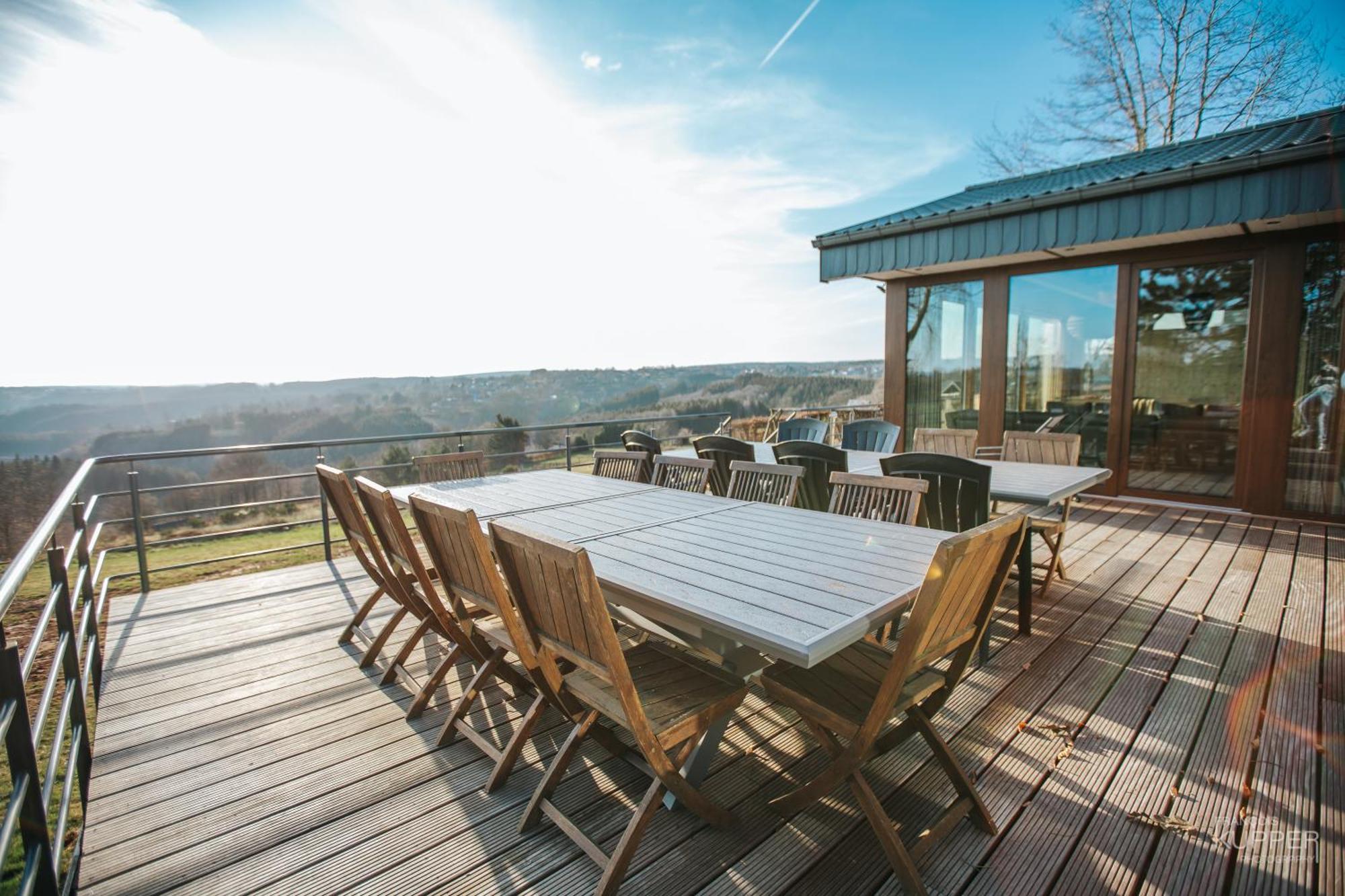 Le Noir Flohay 30 Pers - Malmedy, Vue, Wellness Villa Exterior foto